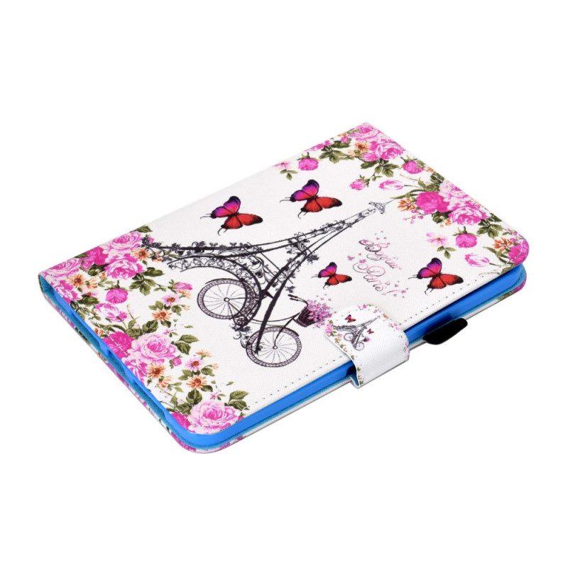 Folio Cover iPad Mini 6 (2021) Bici Della Torre Eiffel