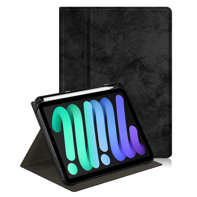 Folio Cover iPad Mini 6 (2021) Effetto Pelle Girevole A 360°