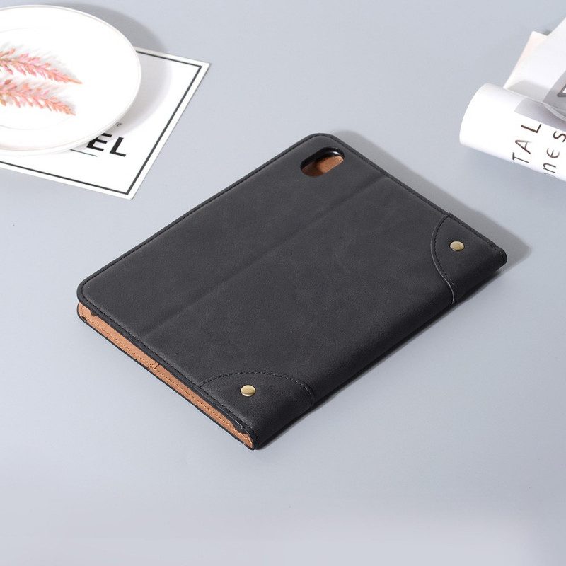 Folio Cover iPad Mini 6 (2021) Rivetti Vintage In Ecopelle