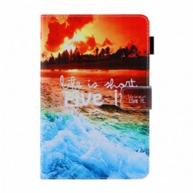 Folio Cover iPad Mini 6 (2021) La Vita È Un Breve Tramonto