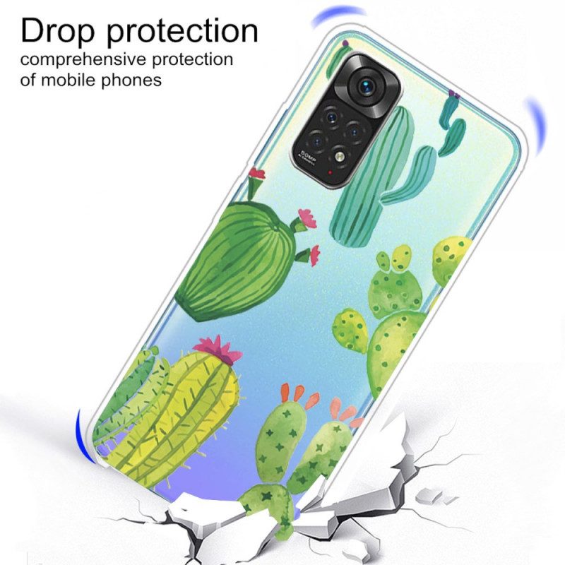 Cover Xiaomi Redmi Note 11 Pro / 11 Pro 5G Cactus Dell'acquerello