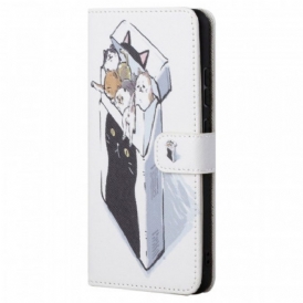 Custodia in pelle Xiaomi Redmi Note 11 Pro / 11 Pro 5G Consegna Gatti Con Perizoma