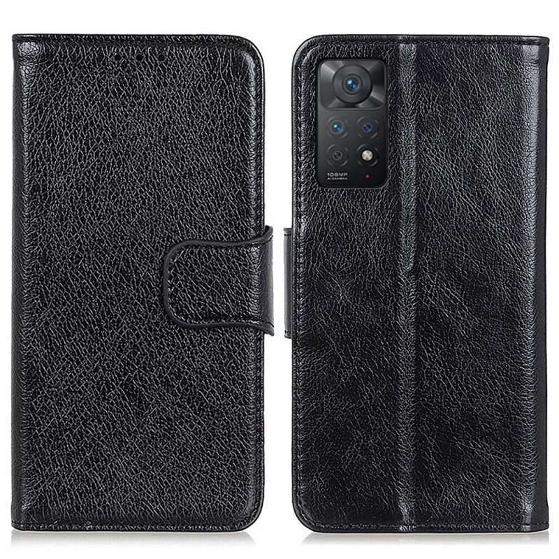 Custodia in pelle Xiaomi Redmi Note 11 Pro / 11 Pro 5G Crosta Di Nappa
