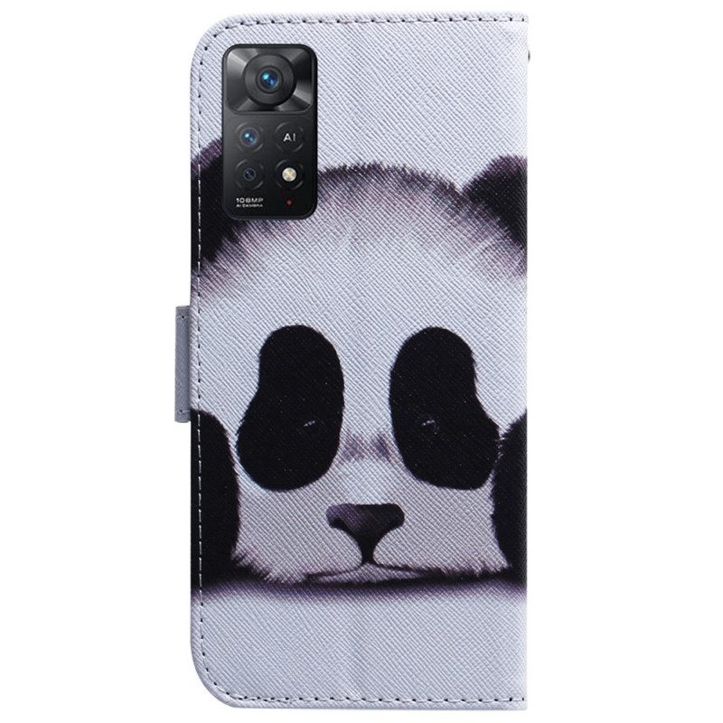 Custodia in pelle Xiaomi Redmi Note 11 Pro / 11 Pro 5G Faccia Da Panda