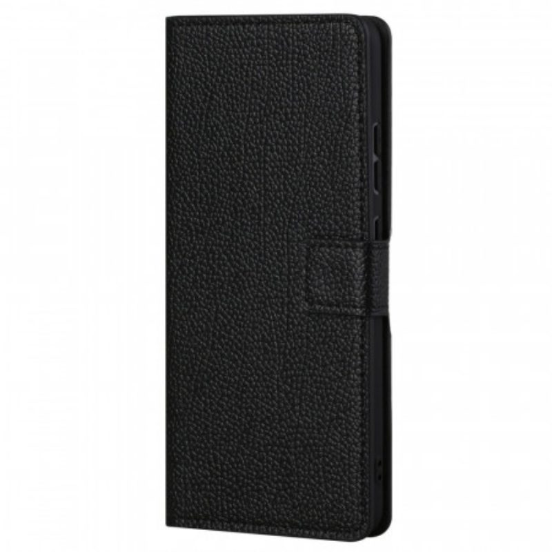 Custodia in pelle Xiaomi Redmi Note 11 Pro / 11 Pro 5G Grano Di Litchi