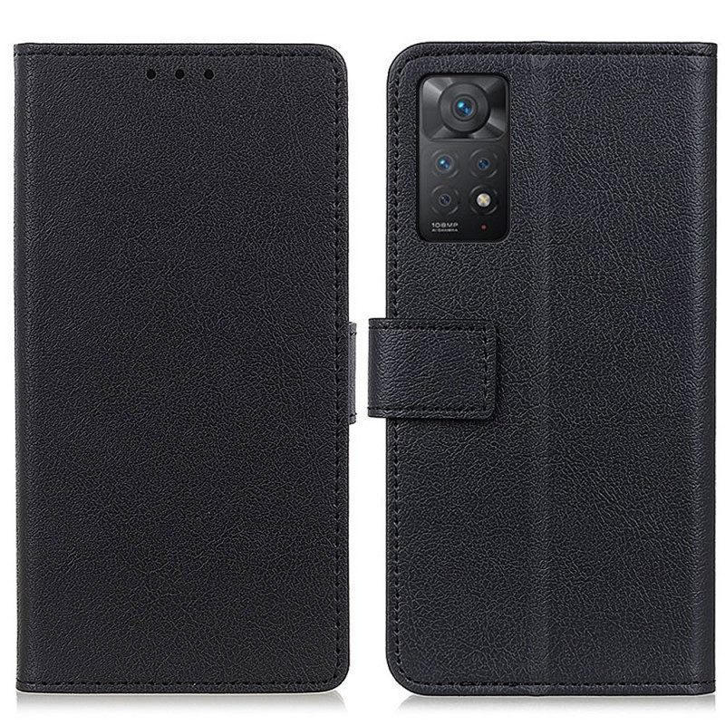 Custodia in pelle Xiaomi Redmi Note 11 Pro / 11 Pro 5G Stile Classico In Pelle