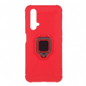 Cover Realme X50 Anello E Fibra Di Carbonio