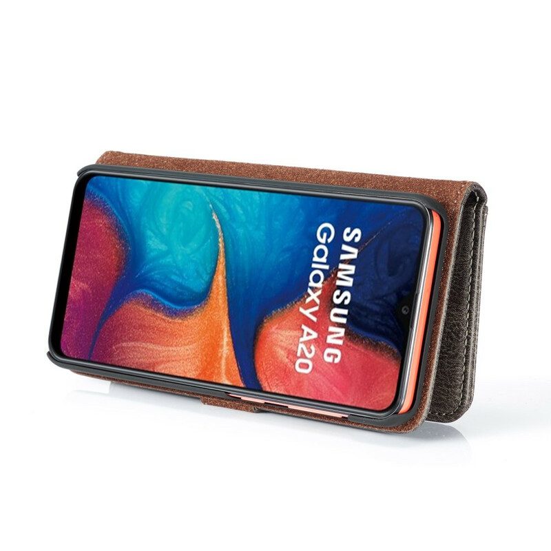 Custodia in pelle Samsung Galaxy A30 Dg. Ming Staccabile