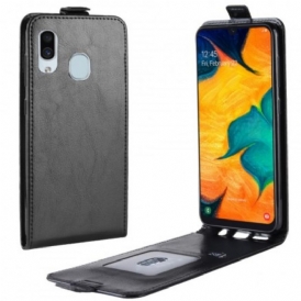 Custodia in pelle Samsung Galaxy A30 Folio Cover Effetto Pelle Pieghevole