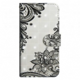 Custodia in pelle Samsung Galaxy A30 Pizzo Elegante