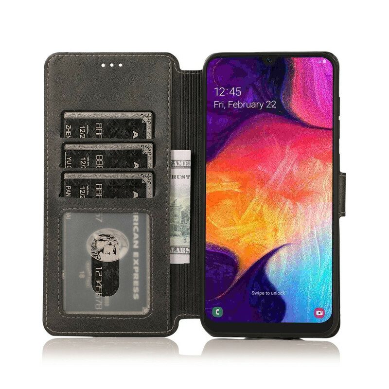 Custodia in pelle Samsung Galaxy A30 Silicone E Finta Pelle