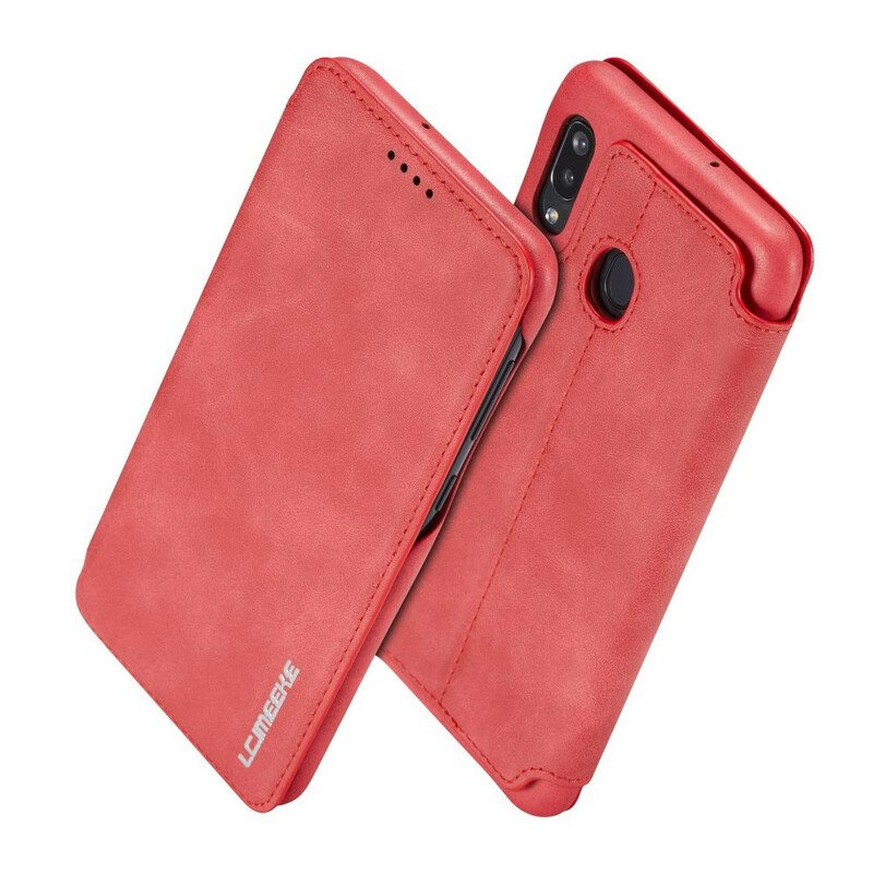 Folio Cover Samsung Galaxy A30 Custodia in pelle Lc.imeeke Effetto Pelle