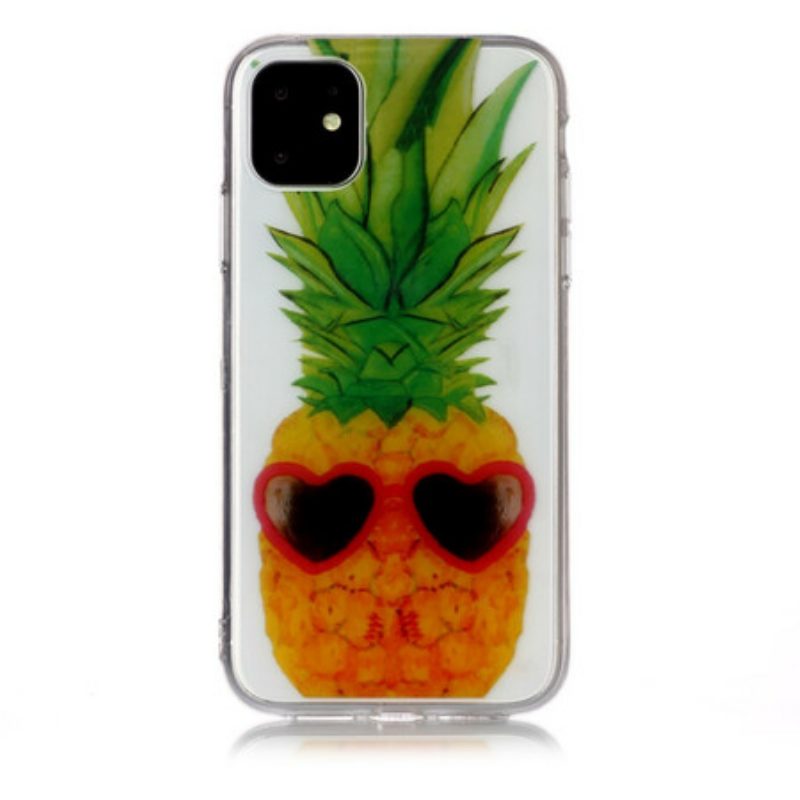 Cover iPhone 11 Ananas In Incognito Senza Cuciture
