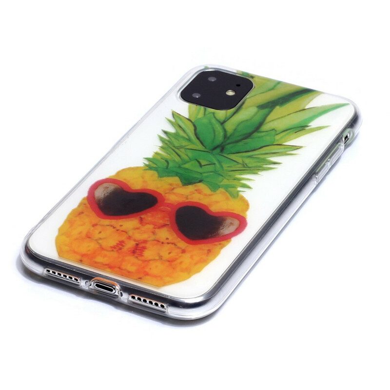 Cover iPhone 11 Ananas In Incognito Senza Cuciture