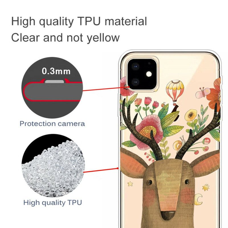 Cover iPhone 11 Cervo Tribale