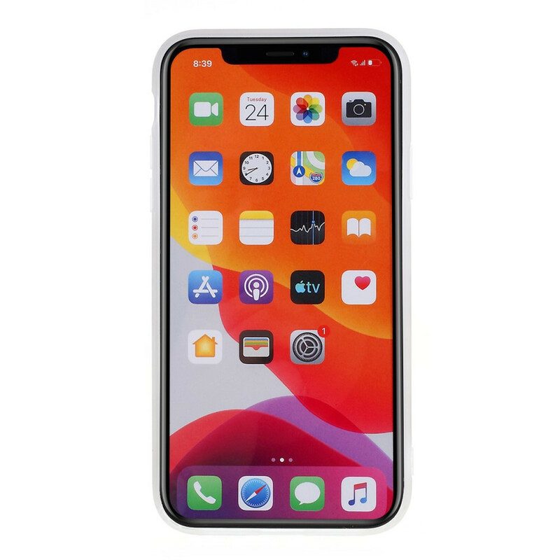 Cover iPhone 11 Marmo Geometria Colorata