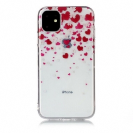 Cover iPhone 11 Pioggia Di Cuori