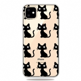 Cover iPhone 11 Più Gatti Neri