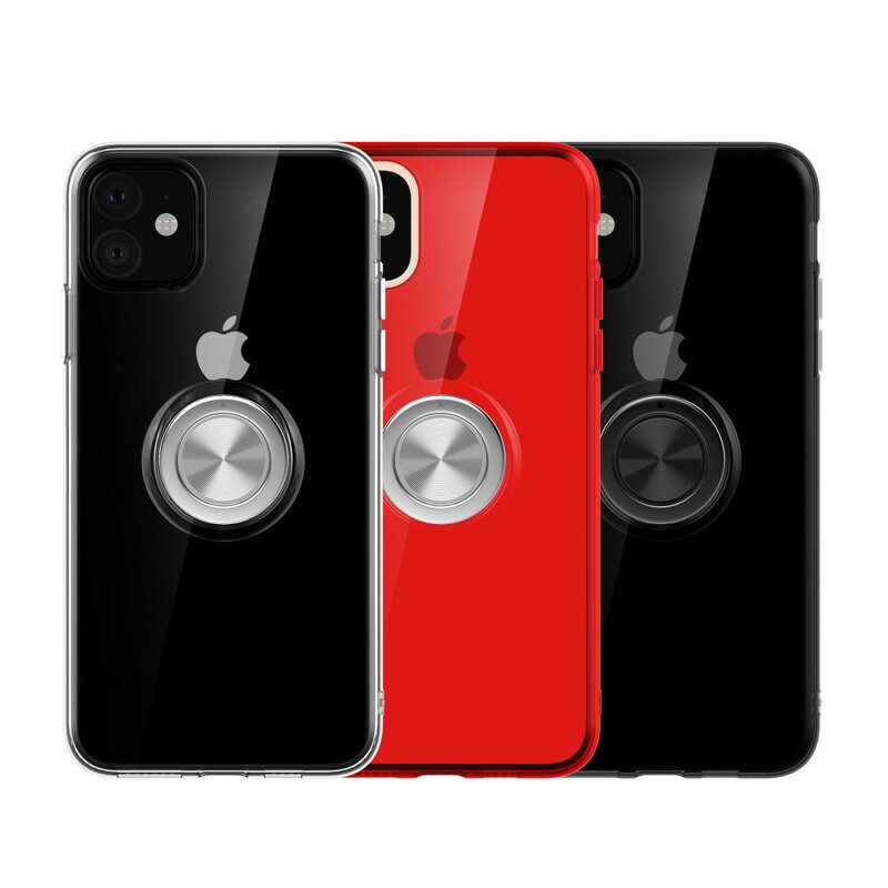 Cover iPhone 11 Trasparente Con Anello-supporto