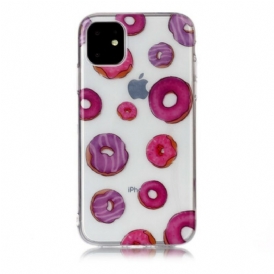 Cover iPhone 11 Ventaglio A Ciambella Senza Cuciture