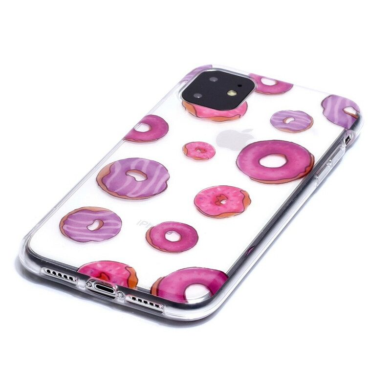 Cover iPhone 11 Ventaglio A Ciambella Senza Cuciture