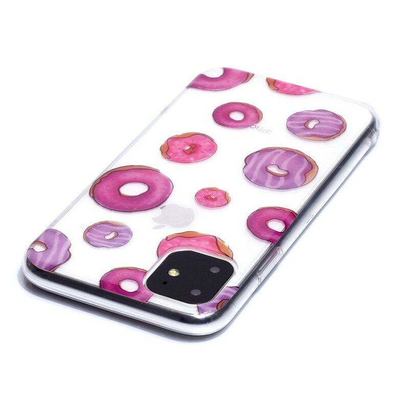 Cover iPhone 11 Ventaglio A Ciambella Senza Cuciture