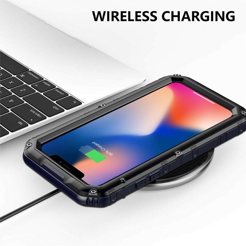 Cover iPhone 11 Vetro Temperato Impermeabile E Metallo