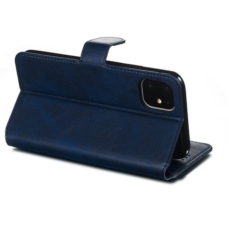 Custodia in pelle iPhone 11 Affari Retrò In Ecopelle