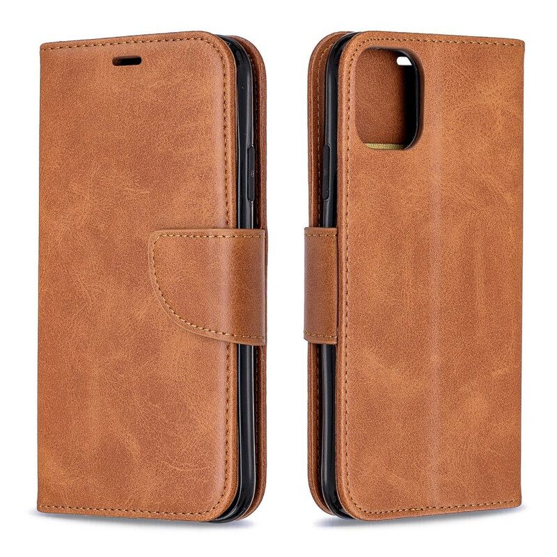 Custodia in pelle iPhone 11 Stile In Pelle Con Cinturino