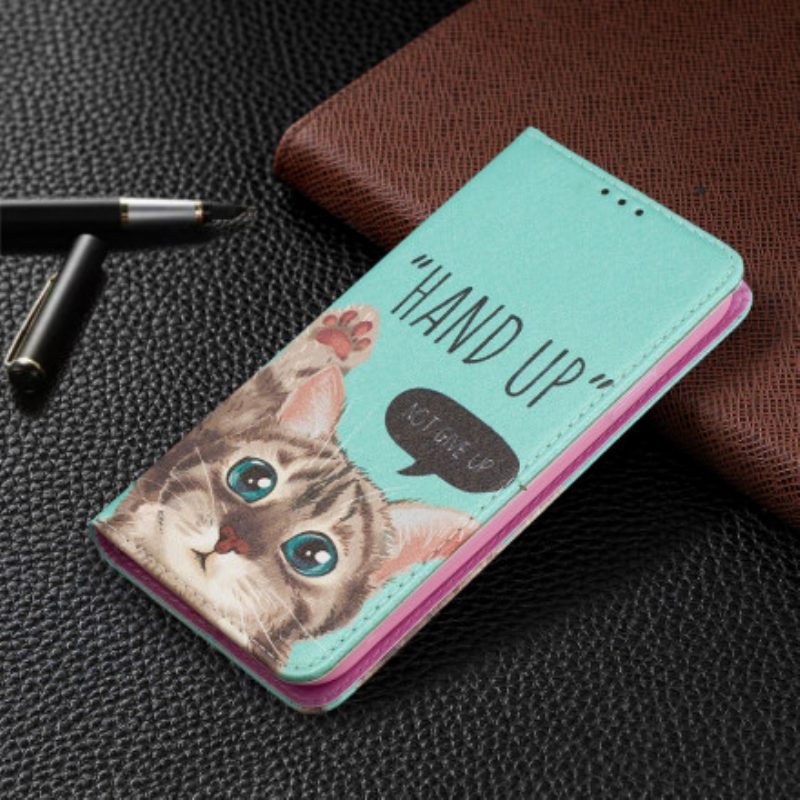 Folio Cover iPhone 11 Custodia in pelle Mano In Alto