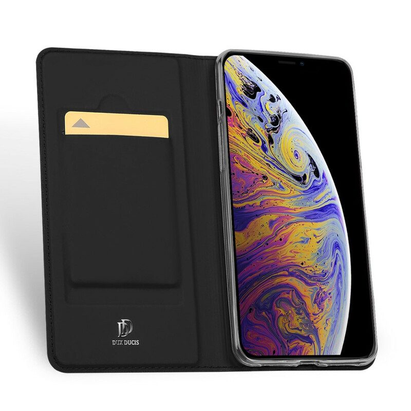 Folio Cover iPhone 11 Custodia in pelle Serie Skin Pro Dux Ducis