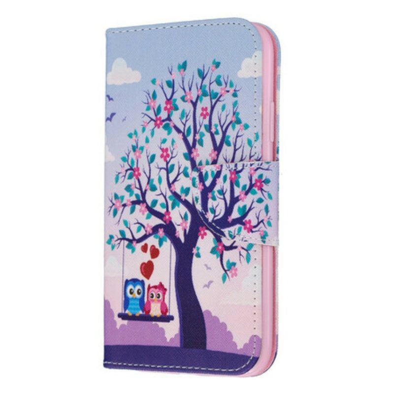 Folio Cover iPhone 11 Gufi Sull'altalena