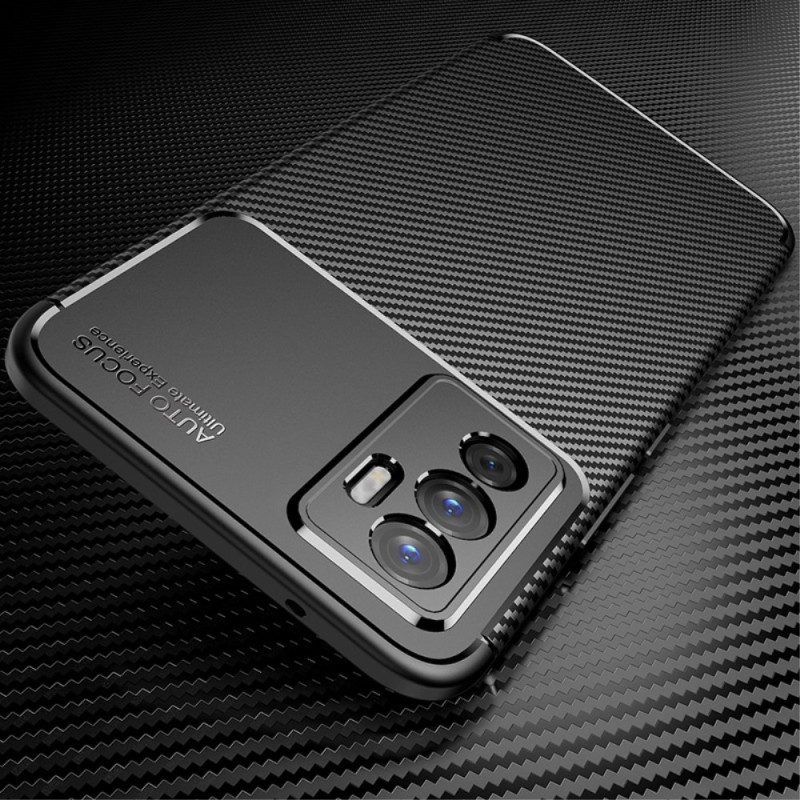 Cover Vivo V23 5G Tubo In Fibra Di Carbonio