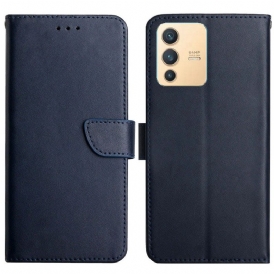 Custodia A Portafoglio Vivo V23 5G Vera Pelle Nappa