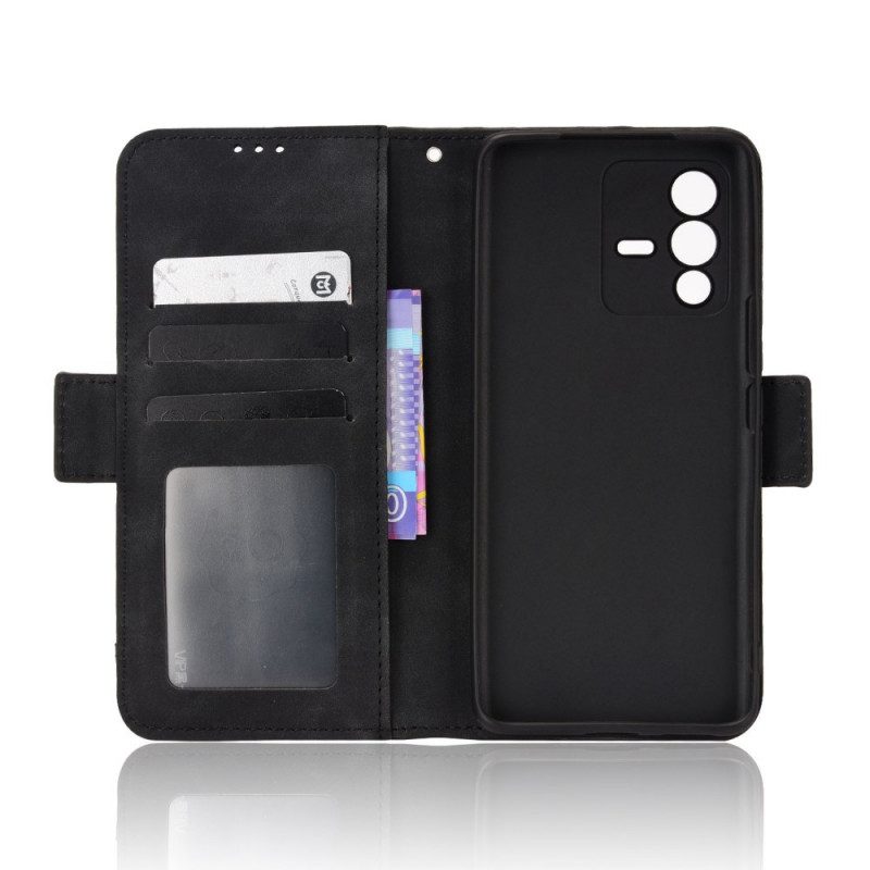 Custodia in pelle Vivo V23 5G Multi-carte