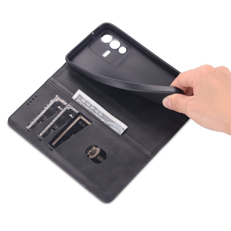 Folio Cover Vivo V23 5G Custodia in pelle Ecopelle Azns