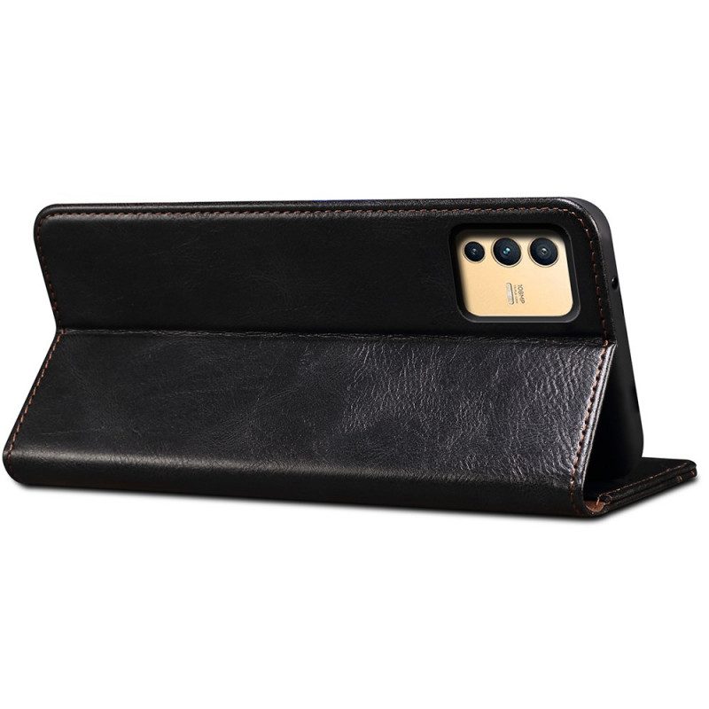 Folio Cover Vivo V23 5G Custodia in pelle Ecopelle Cerata
