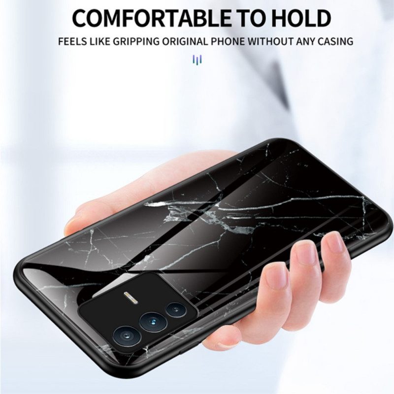 Vivo V23 5G Vetro Temperato Color Marmo