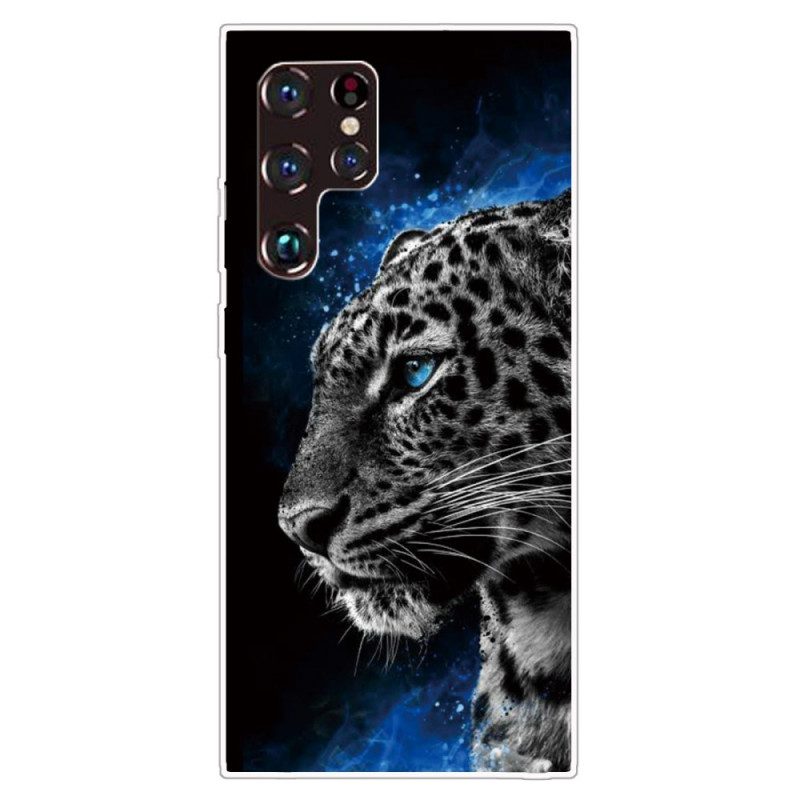 Cover Samsung Galaxy S22 Ultra 5G Faccia Da Tigre