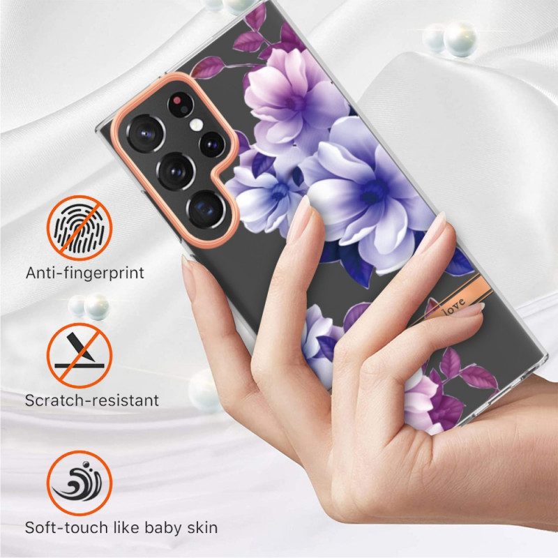 Cover Samsung Galaxy S22 Ultra 5G I Fiori Vivono La Vita Che Ami