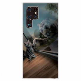 Cover Samsung Galaxy S22 Ultra 5G Il Sogno Del Gattino