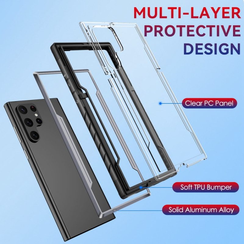 Cover Samsung Galaxy S22 Ultra 5G Lega Di Alluminio