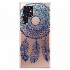 Cover Samsung Galaxy S22 Ultra 5G Mandala A Fiore Singolo