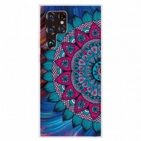 Cover Samsung Galaxy S22 Ultra 5G Mandala Colorato