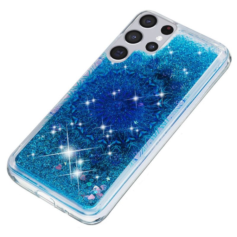 Cover Samsung Galaxy S22 Ultra 5G Mandala Glitterato