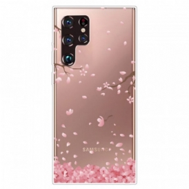 Cover Samsung Galaxy S22 Ultra 5G Rami Fioriti