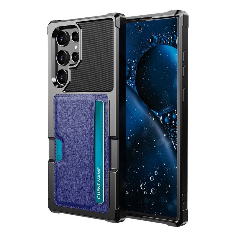 Cover Samsung Galaxy S22 Ultra 5G Staffa Di Design Per Porta Carte