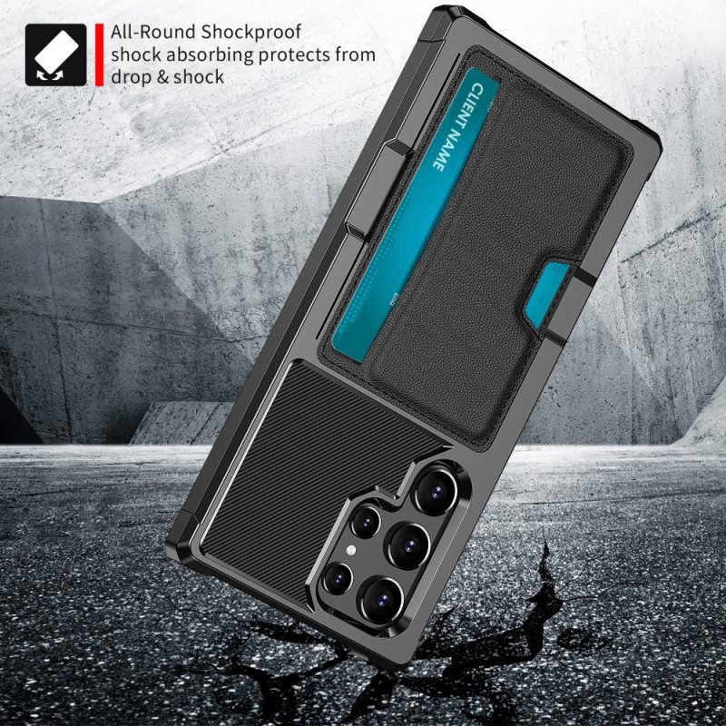 Cover Samsung Galaxy S22 Ultra 5G Staffa Di Design Per Porta Carte