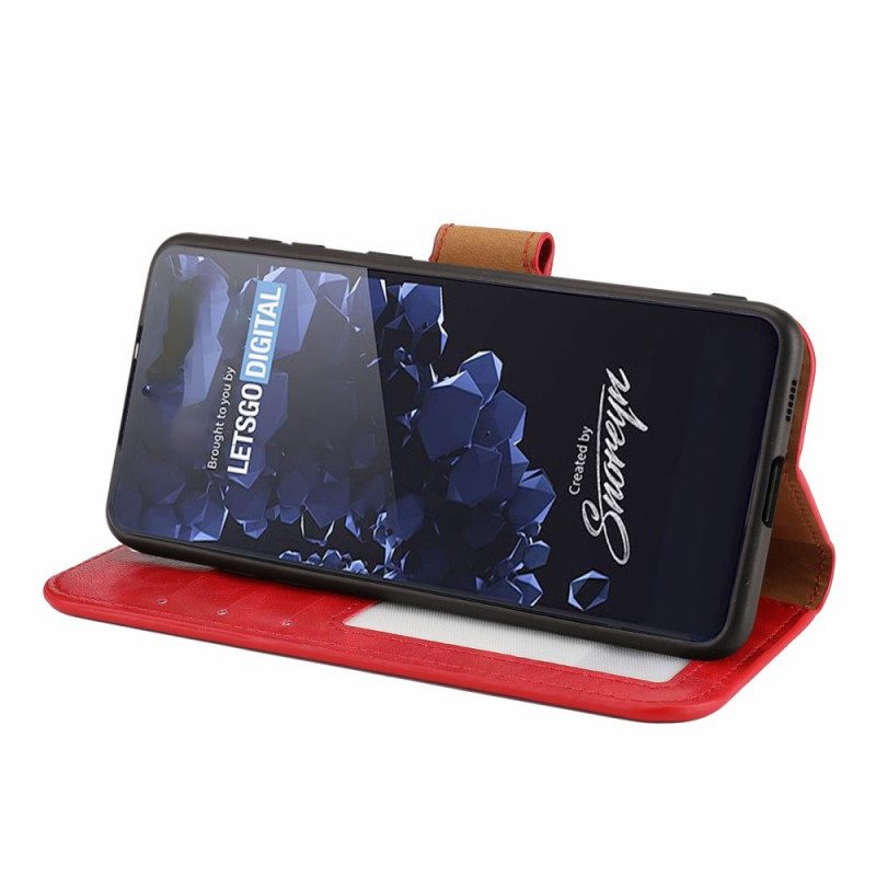 Cover Samsung Galaxy S22 Ultra 5G Stile Vintage Staccabile