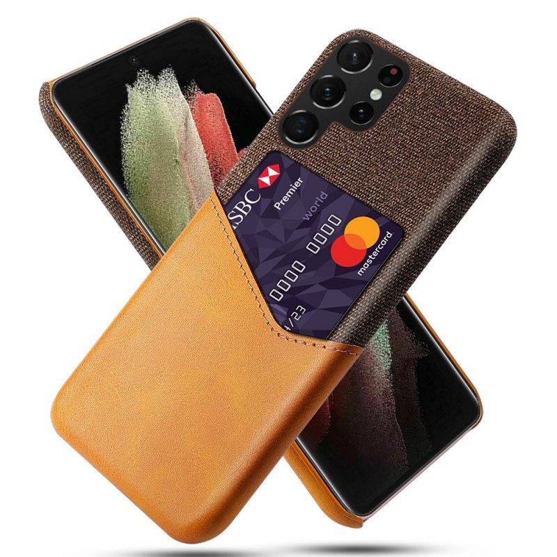 Cover Samsung Galaxy S22 Ultra 5G Titolare Della Carta Ksq